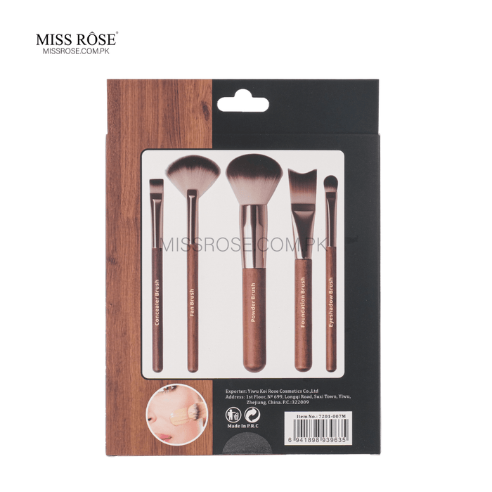 Miss Rose 9 Pieces Marble Makeup Brush Collection Set | Miss Rose Com Pk | Official Store In Pakistan | 100% Authentic Makeup Products