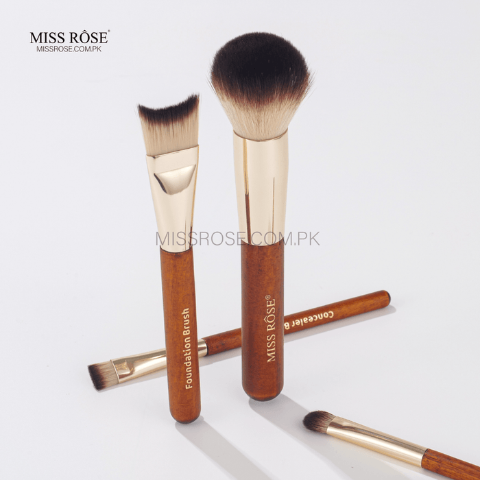 Miss Rose 9 Pieces Marble Makeup Brush Collection Set | Miss Rose Com Pk | Official Store In Pakistan | 100% Authentic Makeup Products