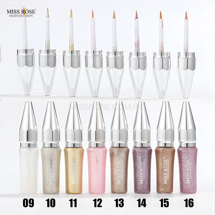 Miss Rose Glitter Eyeliner | Miss Rose Com Pk | Official Store In Pakistan | 100% Authentic Makeup Products