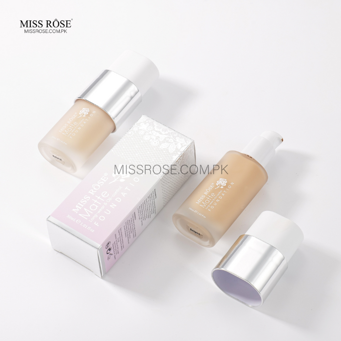 Miss Rose foundation shade range swatch test on skin
