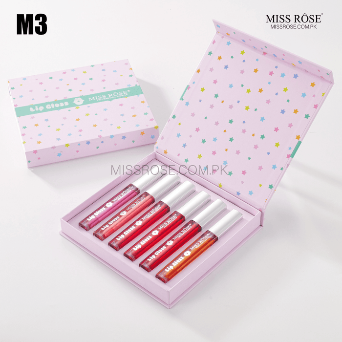 Miss Rose Ultimate Lip Gloss Collection Set | Miss Rose Com Pk | Official Store In Pakistan | 100% Authentic Makeup Products
