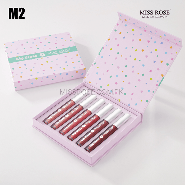 Miss Rose Ultimate Lip Gloss Collection Set | Miss Rose Com Pk | Official Store In Pakistan | 100% Authentic Makeup Products