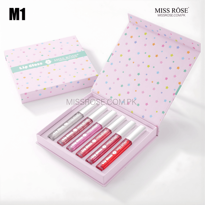 Miss Rose Ultimate Lip Gloss Collection Set | Miss Rose Com Pk | Official Store In Pakistan | 100% Authentic Makeup Products