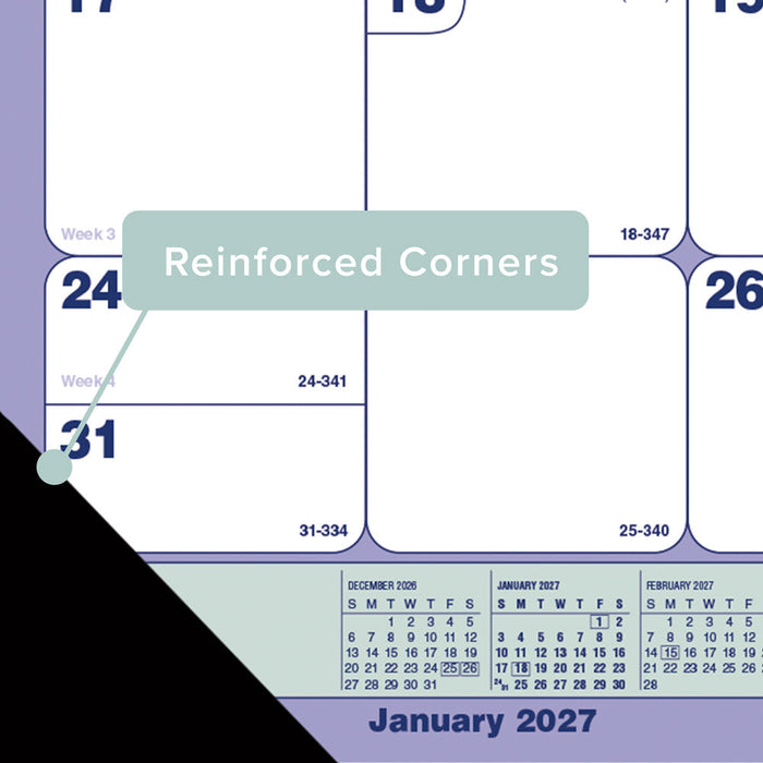 Monthly Desk Pad Calendar, 2027 C181731-27 Blueline
