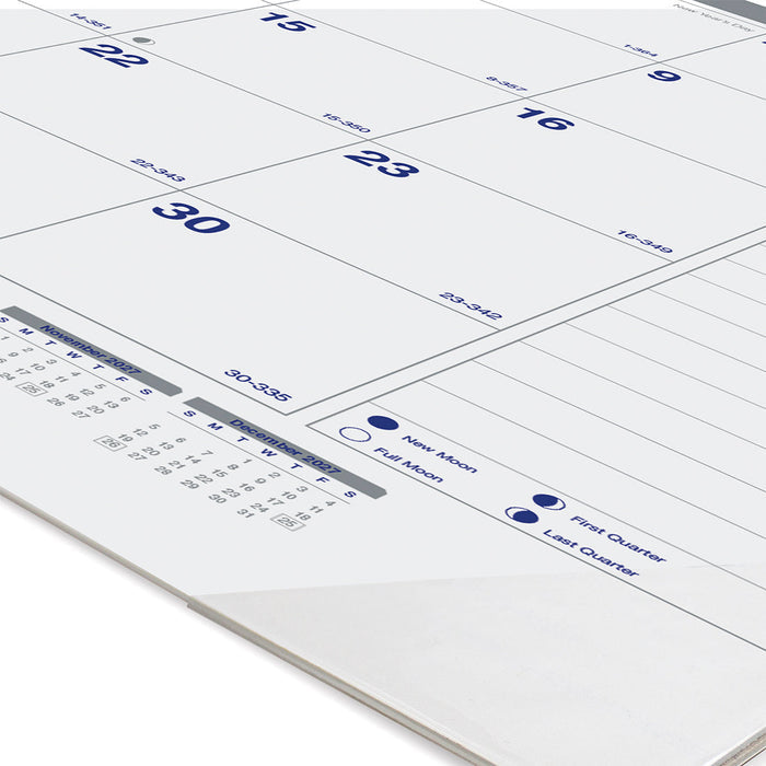 Monthly Desk Pad Calendar, Net Zero Carbon™, 2027 C177847-27 Blueline