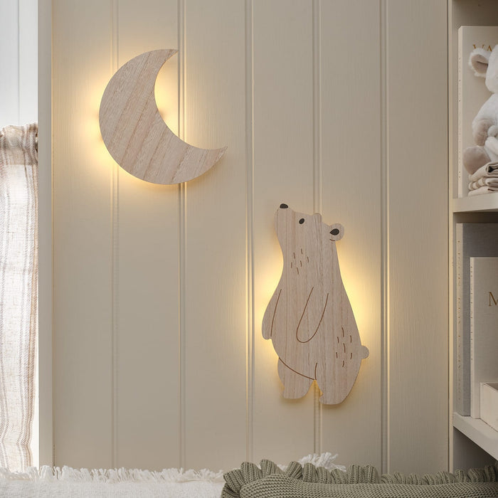 Moonbeam Children's Battery Wall Light
