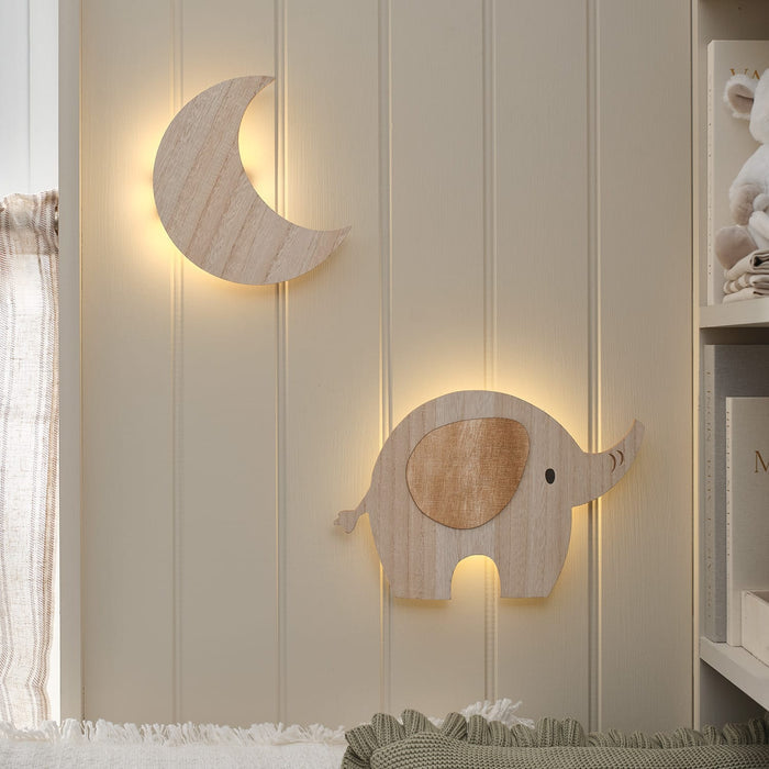 Moonbeam Children's Battery Wall Light