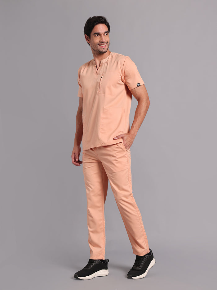 Move Lite Men Coral Mist (Neo Notch Neck) Scrub Set