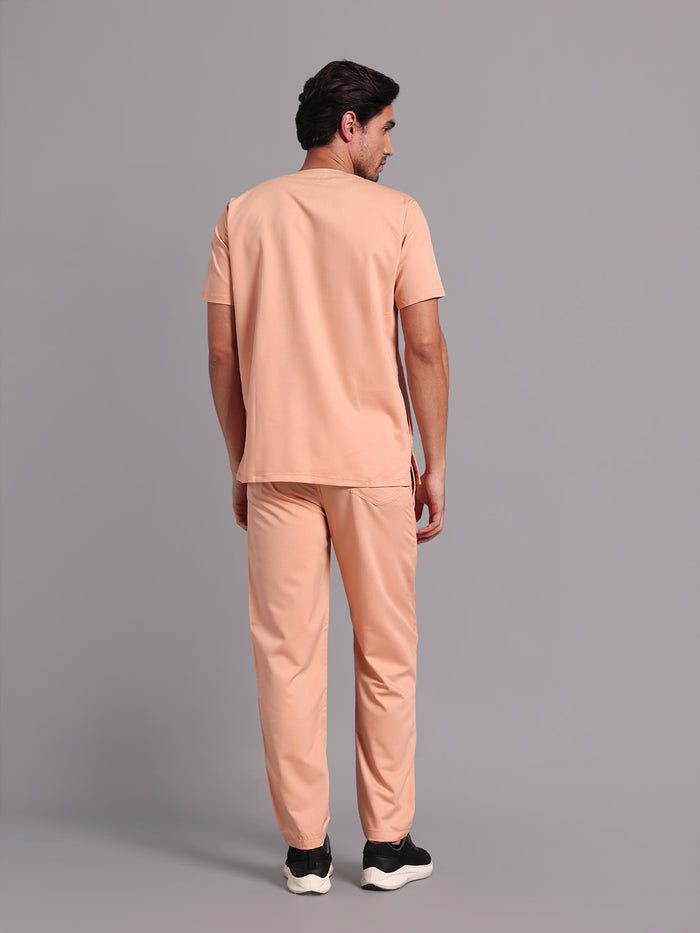 Move Lite Men Coral Mist (Neo Notch Neck) Scrub Set
