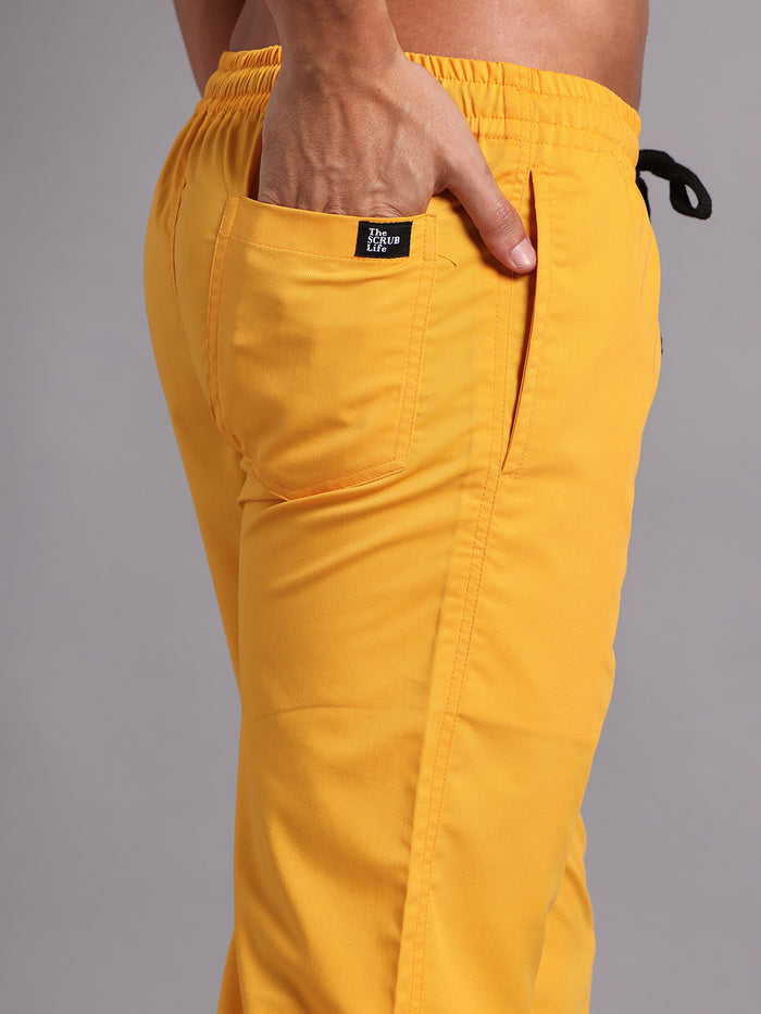 Move Lite Men Marigold (Neo Notch Neck) Scrub Set