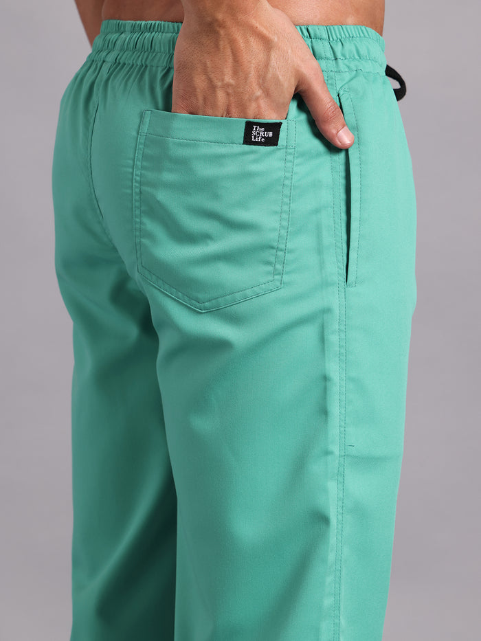 Move Lite Men Mint Green (Neo Notch Neck) Scrub Set