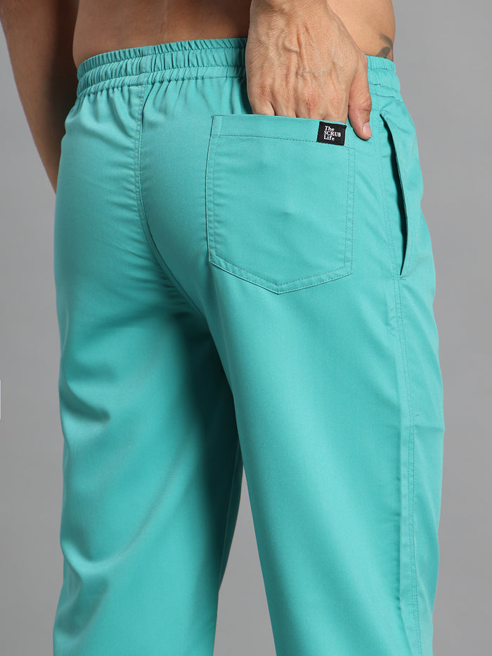 Move Lite Men Mint Green (V Neck) Scrub Set