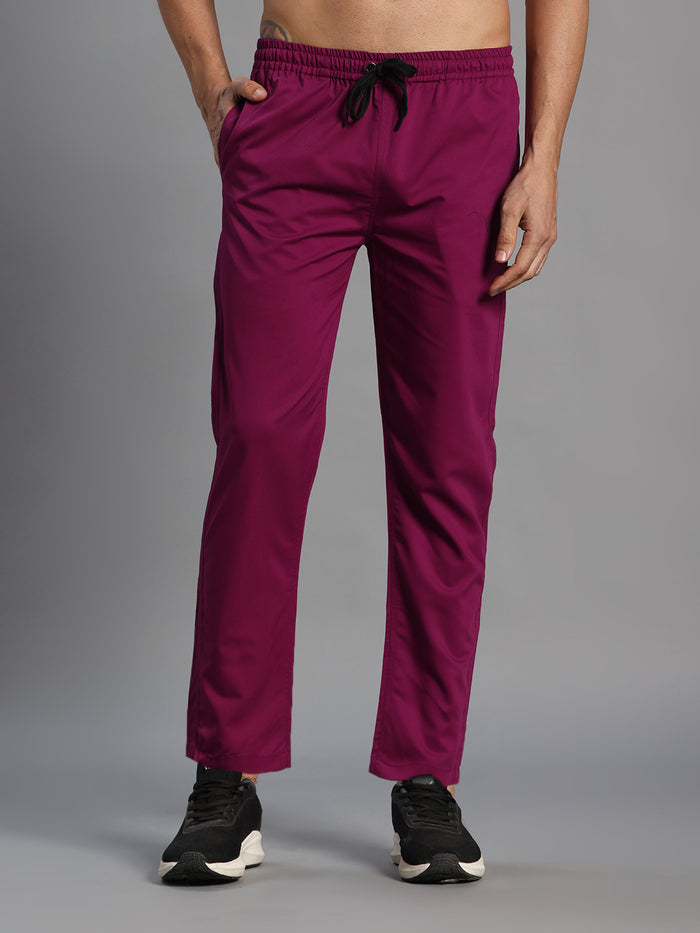 Move Lite Men Plum (V Neck) Scrub Set