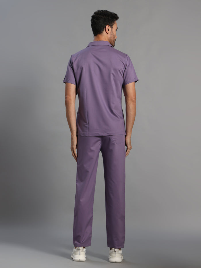 Move Lite Men Ube (Polo Neck) Scrub Set