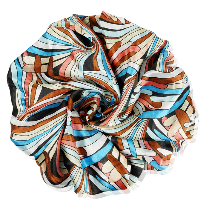 Ms. Remi Deco Silky Satin Bonnet Super Jumbo, 1 Count, Assorted Patterns