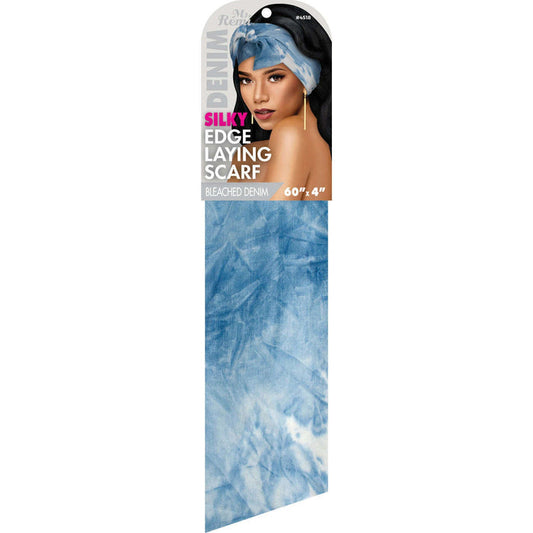 Ms. Remi Denim Silky Edge Laying Scarf 60 Inch, 1 Count, Assorted Patterns