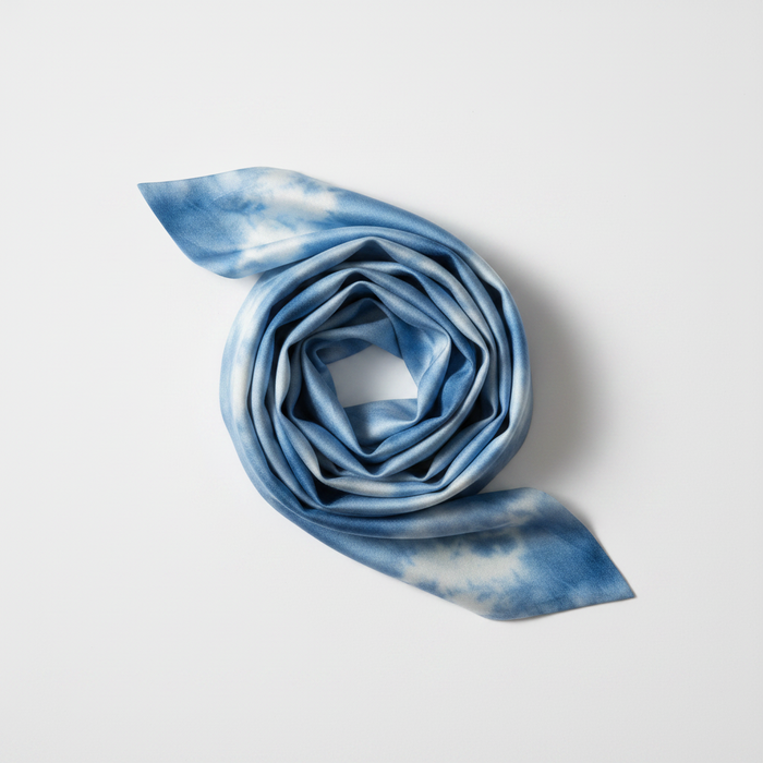 Ms. Remi Denim Silky Edge Laying Scarf 60 Inch, 1 Count, Assorted Patterns