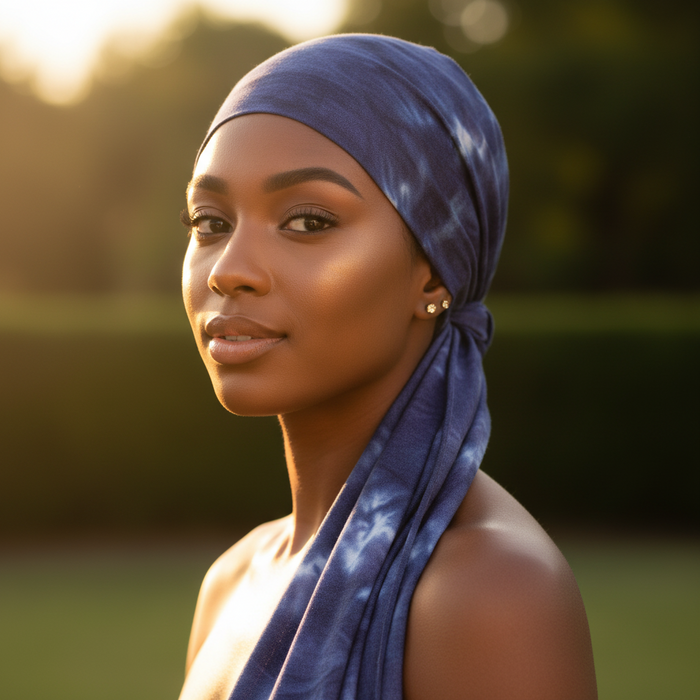 Ms. Remi Denim Silky Wrap Scarf 60 Inch, 1 Count, Assorted Patterns