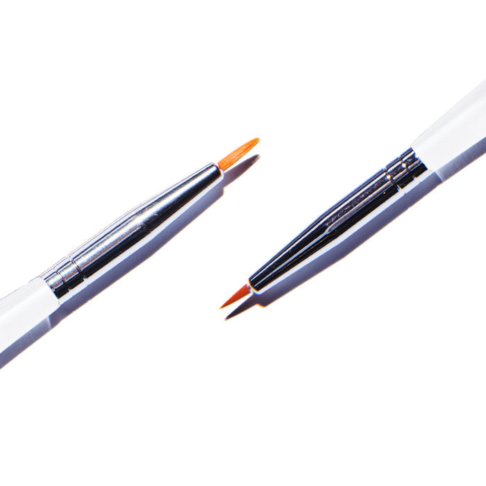 Close-up of the Nail Art Brush Set showing fine brush tips for detailed nail manicure designs at home