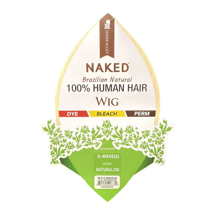 Naked Brazilian Natural 100% Human Hair Wig S-Wave (S)