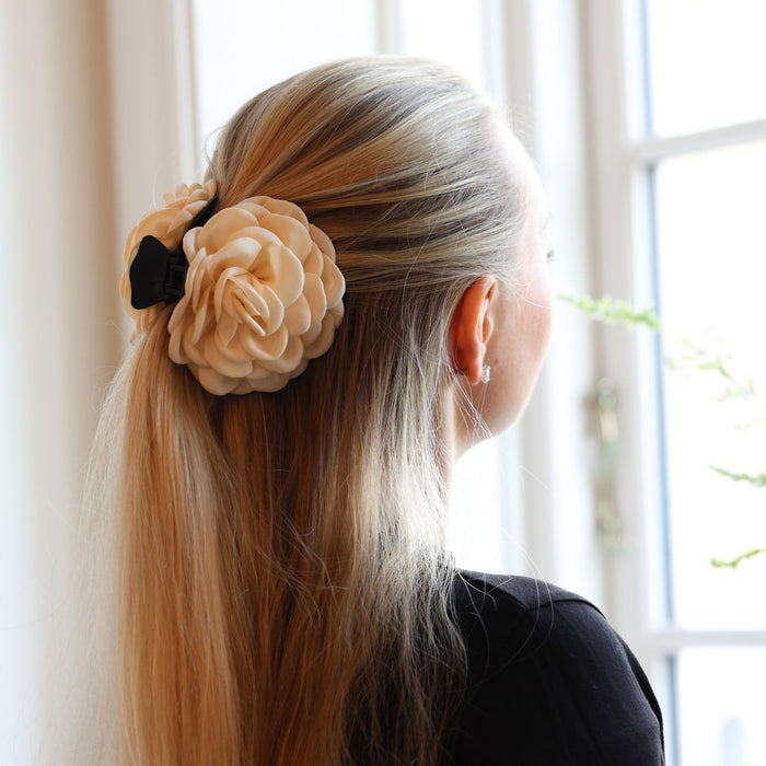NAMISO - Hana Rose - hårklemme - Creme (9 cm)