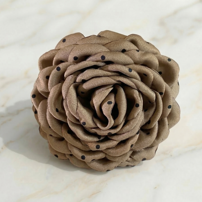 NAMISO - Hana Rose - hårklemme - Dots/prikker (12 cm)
