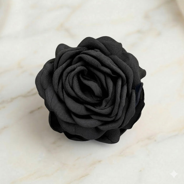 NAMISO - Hana Rose -  hårklemme - Sort (9 cm.)