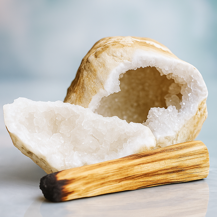 Namiso x Natalie Maria - Geode og palo santo sticks 3 stk.
