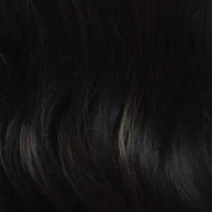 Natural Dream Multi Yaky hair extensions by ROYAL IMEX in deep black with soft waves and sheen