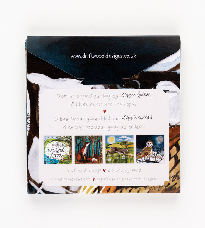 'Nature' notecards by Lizzie Spikes