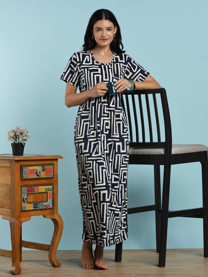 Comfortable nighty for women for maternity and daily ease