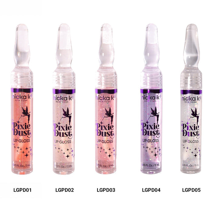 Nicka K Pixie Dust Lip Gloss 0.1oz/ 3ml