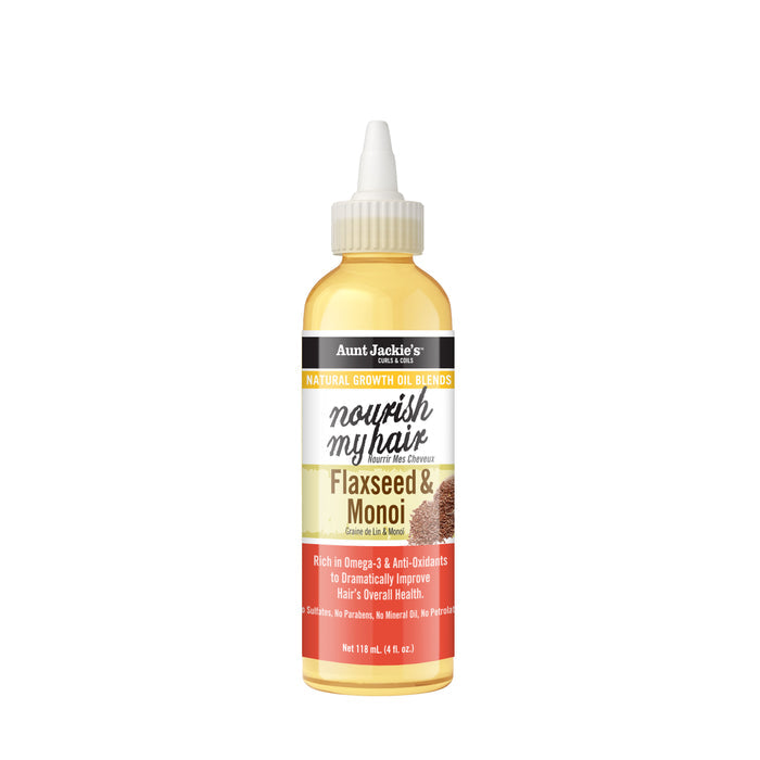 Nourish My Hair – Flaxseed & Monoi Natural Growth Oil Blend