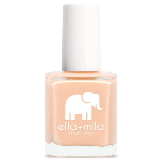 Nude Attitude peachy nude nail polish bottle – ella+mila