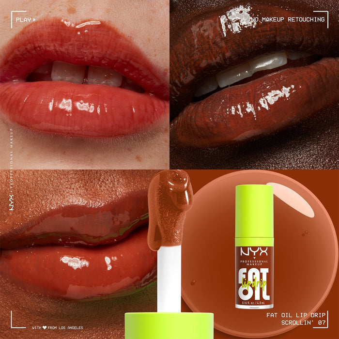 NYX Fat Oil Lip Drip Lip Oil Gloss 0.16oz/ 4.8ml - ikatehouse