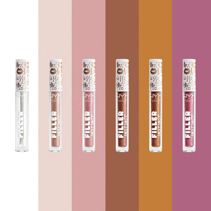 NYX Filler Instinct Plumping Lip Polish Shimmer Lip Gloss - ikatehouse