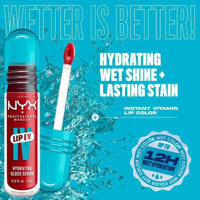 NYX LIP I.V. Hydrating Lip Gloss Serum 0.16oz/ 5ml