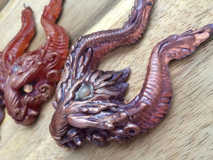 OLD GUARD PENDANT- GOLD FIRE
