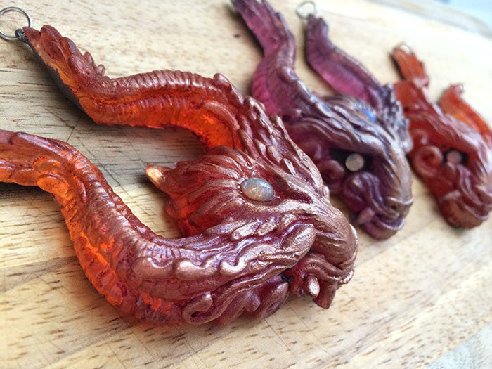 OLD GUARD PENDANT- GOLD FIRE