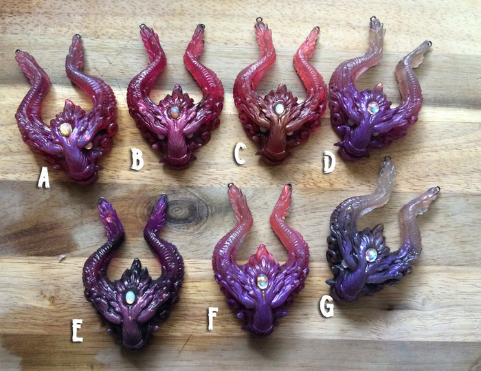 OLD GUARD PENDANT- ROSE + PURPLE
