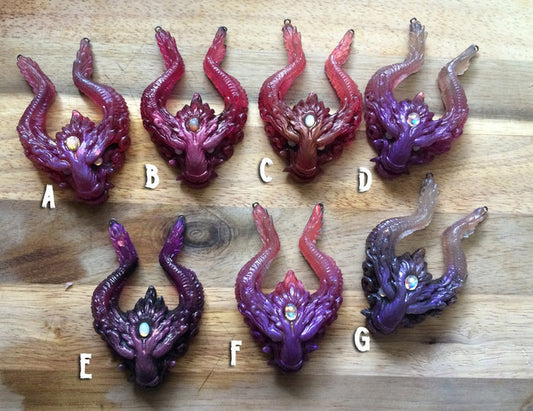 OLD GUARD PENDANT- ROSE + PURPLE