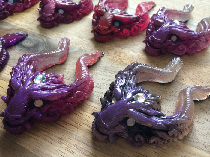 OLD GUARD PENDANT- ROSE + PURPLE