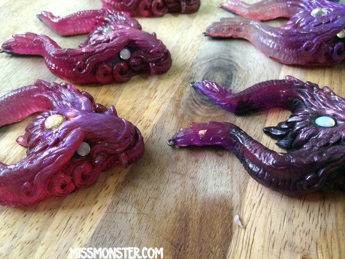 OLD GUARD PENDANT- ROSE + PURPLE
