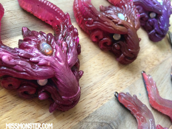 OLD GUARD PENDANT- ROSE + PURPLE