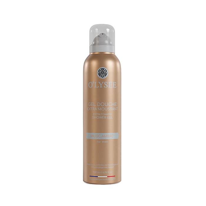 O'LYSEE Musc Ambre - dušo gelis vyrams, 200ml