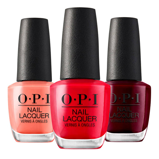 OPI Nail Lacquer Nail Polish Classic Reds/ Oranges - ikatehouse