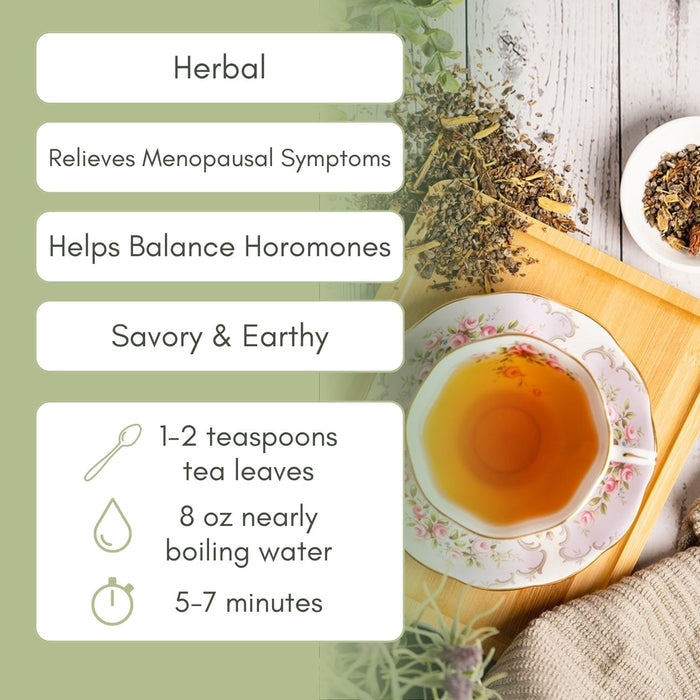 Organic Menopause Relief Tea - Loose Leaf Tea - Full Leaf Tea Company
