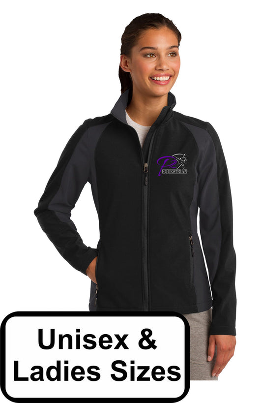 P2 Equestrian Sport Tek Colorblock Soft Shell Jacket