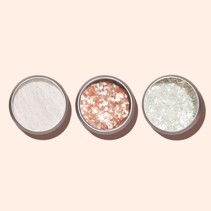 Paillettes Blush + White Glazed + Nacres Flakes