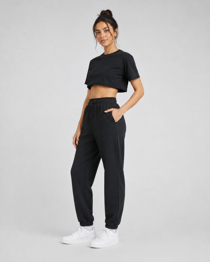 pants new balance essentials mujer wp41500-bk
